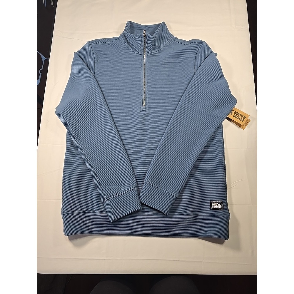 NWT‎ Eddie Bauer 1/4 Zip Pullover Trail Shirt Outdoor Men's M